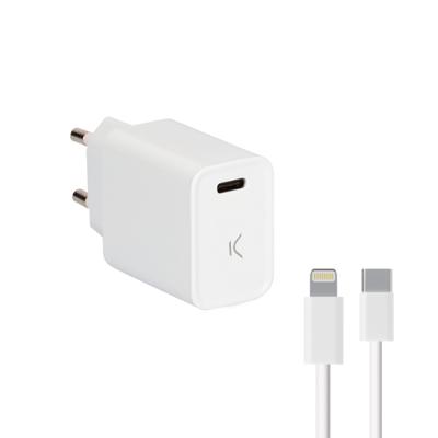 USB Oplader Iphone KSIX Apple-compatible Wit