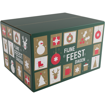 Kerstpakketdoos | Tegels | golfkarton | 39x29x23cm | Kerstmis | c | 10 stuks Kerstpakketdoos | Tegels | golfkarton | 39x29x23cm | Kerstmis | c | 10 stuks