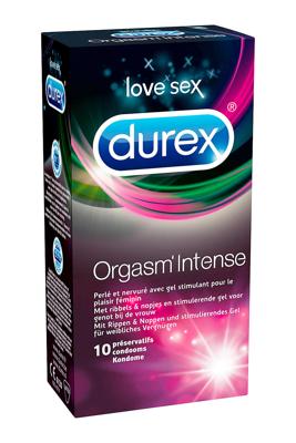 DUREX Orgasm'Intenses Condooms - verpakking van 3 (10 x 10 stuks)
