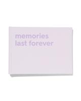 HEMA Fotoboek 18x24 Linnen Lila - thumbnail