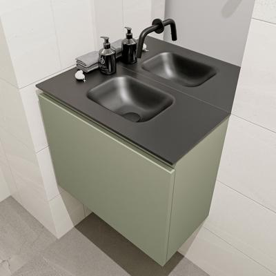MONDIAZ OLAN 60cm toiletmeubel army. LEX wastafel urban midden geen kraangat MONDIAZ OLAN 60cm toiletmeubel army. LEX wastafel urban midden geen kraangat
