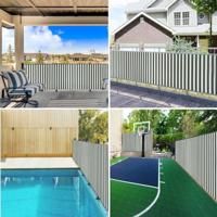 VidaXL Privacynet 195 g/m² 1,5x10 m hdpe groen en wit - thumbnail