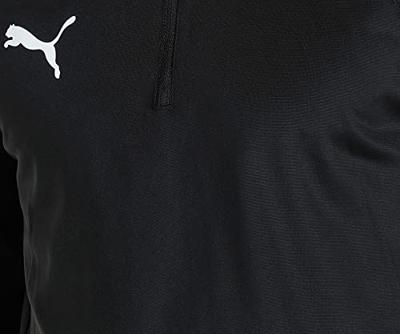 PUMA teamLIGA Trainingstrui 1/4-Zip Zwart - thumbnail
