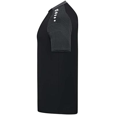 JAKO 6122 T-Shirt Performance - Zwart/Antra Light - S - thumbnail