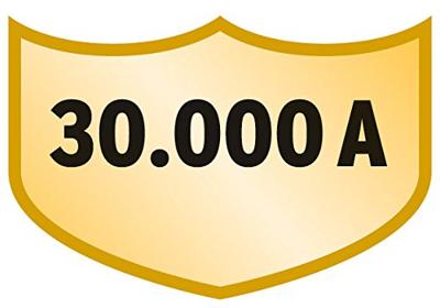 Brennenstuhl Premium-Line, stekkerdoos 4-voudig met overspanningsbeveiliging tot 30.000 A (1,8 m kabel en met schakelaar, Made in Germany) zwart/grijs