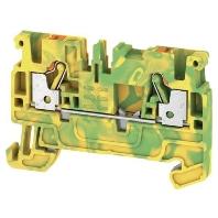 Weidmüller 1521680000 Aardingsklem 5.1 mm Spanveer Groen, Geel 50 stuk(s)