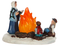 Kerst kersthuisje bonfire Luville - Luville - thumbnail