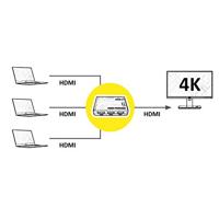 ROLINE 4K HDMI Switch, 3-voudig - thumbnail