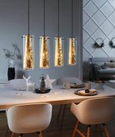 Eglo Eetkamer hanglampPinto Gold 4-lichts zwart met goud - 97653 - thumbnail