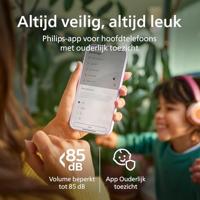 Philips TAK4200MP 4200-serie On Ear draadloze opvouwbare hoofdtelefoon voor kinderen - 45 uur afspeeltijd, beperkt volume, Audio delen, 3,5 mm- en USB-C-kabel meegeleverd - Magenta Purper - thumbnail