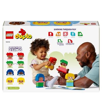 LEGO 10415 DUPLO My First Strong Emotions and Big Feelings, speelgoed voor baby's, 23 kleurrijke stenen en 4 personages. - thumbnail