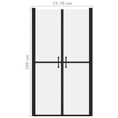 Douchedeur (73-76)x190 cm ESG mat Douchedeur (73-76)x190 cm ESG mat