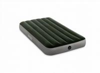 Intex 64107 Prestige Downy 1-Persoons Luchtbed 191x99 cm Groen/Grijs - thumbnail