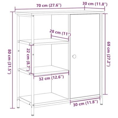 Dressoir Oudhout 70 x 30 x 80 cm