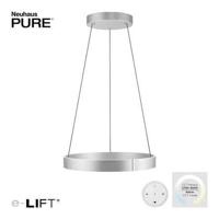 Neuhaus PURE Hanglamp E-Clipse e-Lift Ø 70 cm mat chroom - thumbnail