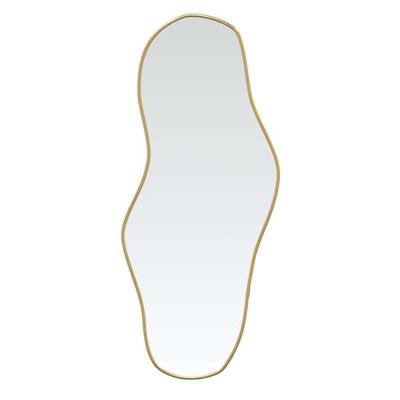 Wandspiegel 100x45 cm goudkleurig