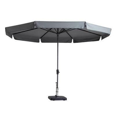 Parasol Syros luxe 350cm lichtgrijs