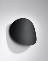 Sollux Wandlamp Senses zwart - thumbnail