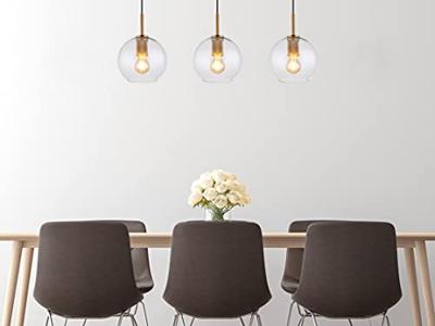 Globo Glazen hanglampAdara 3-lichts - 15462H2