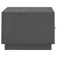 Salontafel 80x50x35 cm massief grenenhout grijs - thumbnail