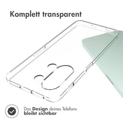 Accezz Clear Backcover OnePlus Nord 3 Telefoonhoesje Transparant