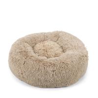 Beeztees Yali - hondenbed - pluche - beige - diam. 50 cm - thumbnail