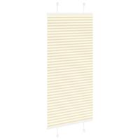 Pliss rolgordijn 65x150 cm stofbreedte 64,4 cm polyester crme - thumbnail