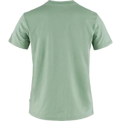 Fjallraven Fox Boxy Logo T-Shirt Dames Misty Green M