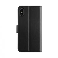 Xqisit iPhone Xs Max Black Slim Portemonneehouder Zwart - thumbnail