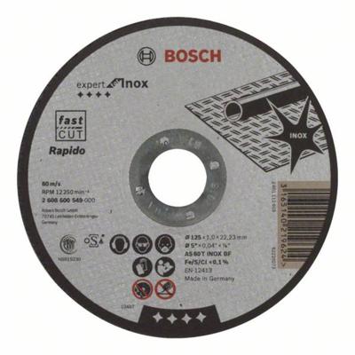 Bosch Accessories 2608600549 2608600549 Doorslijpschijf 125 mm 1 stuk(s) Inox