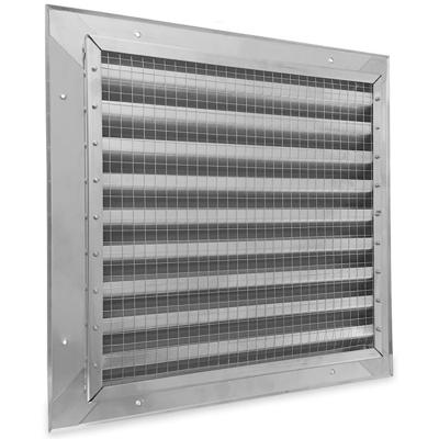 Buitenmuurrooster Inbouwmaat (bxh) 500 X 500mm - Rvs 304 Buitenmuurrooster Inbouwmaat (bxh) 500 X 500mm - Rvs 304