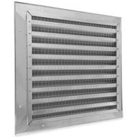 Buitenmuurrooster Inbouwmaat (bxh) 500 X 500mm - Rvs 304 - thumbnail