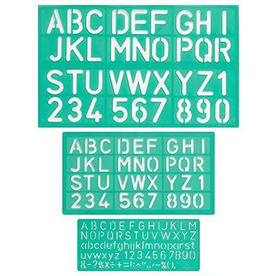 Lettersjabloon linex set a 3st