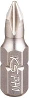 KS Tools 911.2202 9112202 Kruis-bit PH 1 Speciaal staal Vernikkeld C 6.3 5 stuk(s) - thumbnail