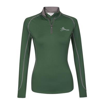 LeMieux Climate Base Layer techshirt groen maat:l LeMieux Climate Base Layer techshirt groen maat:l