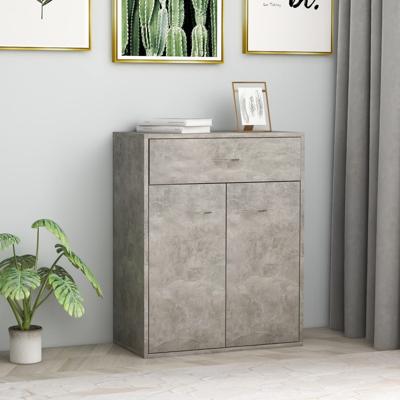 VidaXL Dressoir 60x30x75 cm bewerkt hout betongrijs