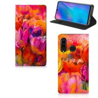 Bookcase Huawei P30 Lite New Edition Tulips - thumbnail