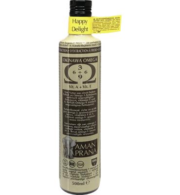Amanprana Happy delight okinawa olie bio 500 Milliliter Amanprana Happy delight okinawa olie bio 500 Milliliter