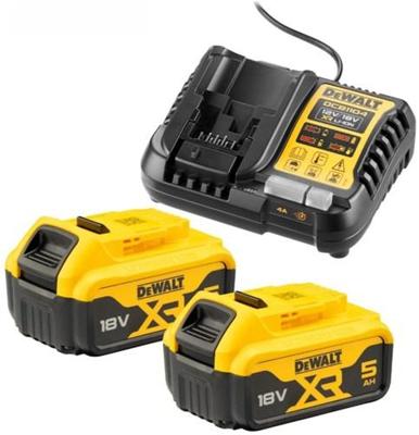DEWALT DCB1104P2-QW DCB1104P2 Gereedschapsaccu 18 V 5 Ah Li-ion