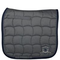 BR Melange dressuuur zadeldek grijs maat:dr full - thumbnail