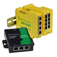 Brainboxes SW-508 Industriële Ethernet 8 Poort Onbeheerde Schakelaar. - thumbnail