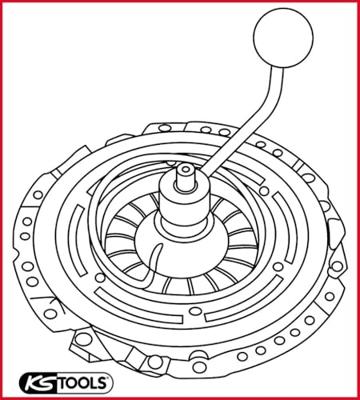 Montage-hulpring Ø 110-140mm KS Tools 150.2434