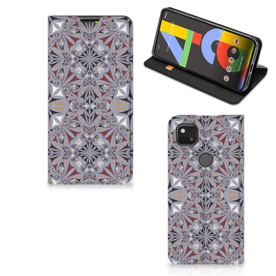Google Pixel 4a | Standcase | Flower Tiles Google Pixel 4a | Standcase | Flower Tiles