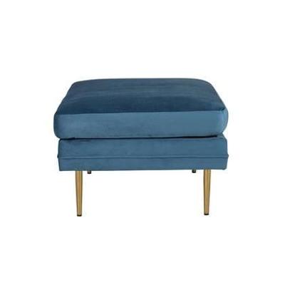 Nohr Hocker 'Tylan' Velvet, kleur Blauw