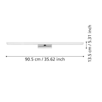 Eglo WandlampZigbee Tabiano-Z 90,5x13,5cm - 900021