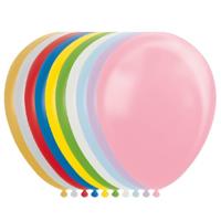 Globos Ballonnen metallic pearl mix kleuren 30cm, 100st. - thumbnail