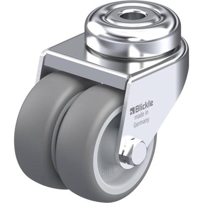 Blickle LMDA-TPA 50G Dubbel zwenkwiel Wieldiameter: 50 mm Draagvermogen (max.): 80 kg 1 stuk(s)