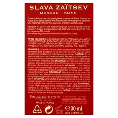 Slava Zaitsev Maroussia Eau de toilette 30 ml Dames Slava Zaitsev Maroussia Eau de toilette 30 ml Dames