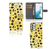 Telefoonhoesje met Naam Samsung Galaxy A23 Punk Geel - thumbnail