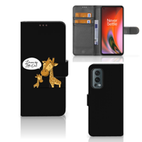 OnePlus Nord 2 5G Leuk Hoesje Giraffe - thumbnail